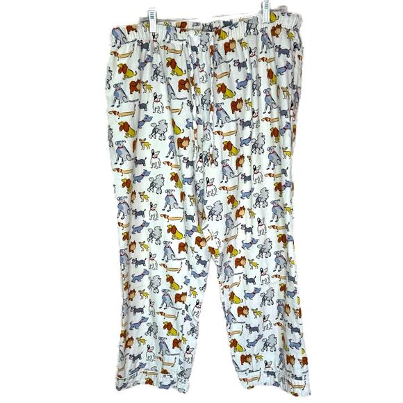 The Company Store Dogs and more Dogs Pajamas Set - CREAM - Picture 3 of 7